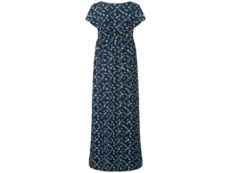 Damen Umstands-Maxikleid, mit Gummizug in der Taille