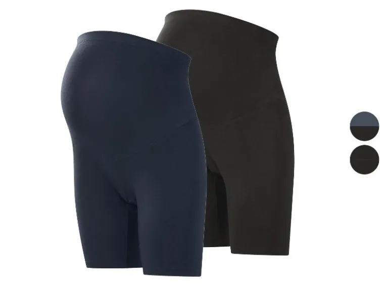 Damen Umstands-Radlerhosen, 2 Stück