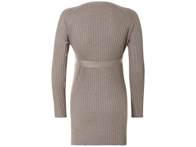 Damen Umstands-Ripppullover mit Seitenschlitzen