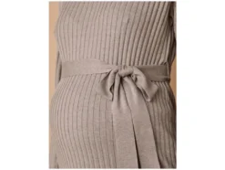 Damen Umstands-Ripppullover mit Seitenschlitzen
