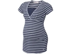 Damen Umstands-T-Shirt/Top, mit hohem Baumwollanteil