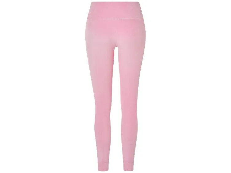 Damen Velour-Leggings, mit Bündchen