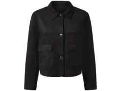 Damen Velours-Blouson, mit recyceltem Material