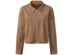 Damen Velours-Blouson, mit recyceltem Material