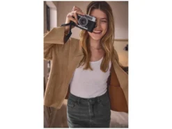Damen Velours-Blouson, mit recyceltem Material