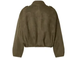 Damen Velours-Bomberjacke