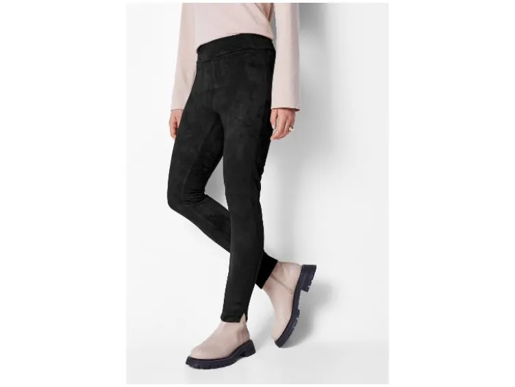 Damen Velours-Jeggings