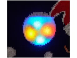 Damen Weihnachtspullover mit LED-Effekt / Weihnachtspullover mit Musik / Weihnachtspullover