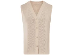 Damenweste aus Strukturstoff Grobstrickweste für Damen Strickweste Damen Weste, grob strukturiert