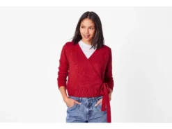 Damen Wickelcardigan