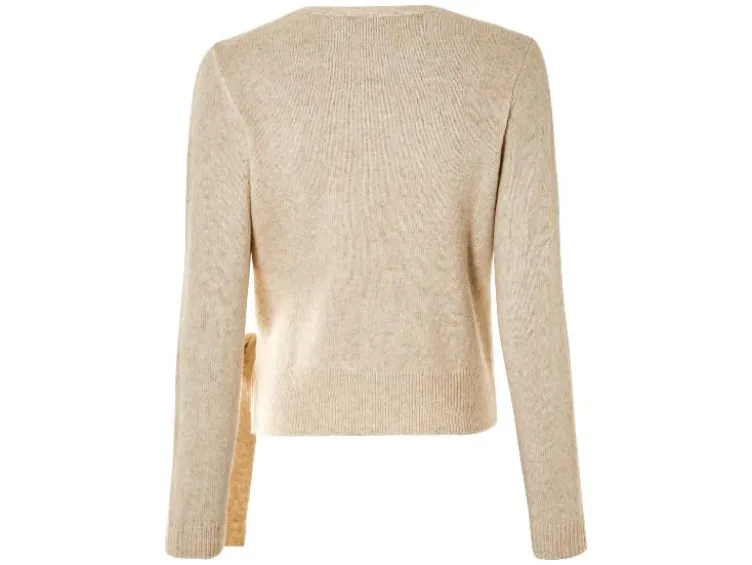 Damen Wickelcardigan, mit Wollanteil