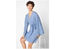 Damen Wickelkleid im Kimono-Stil