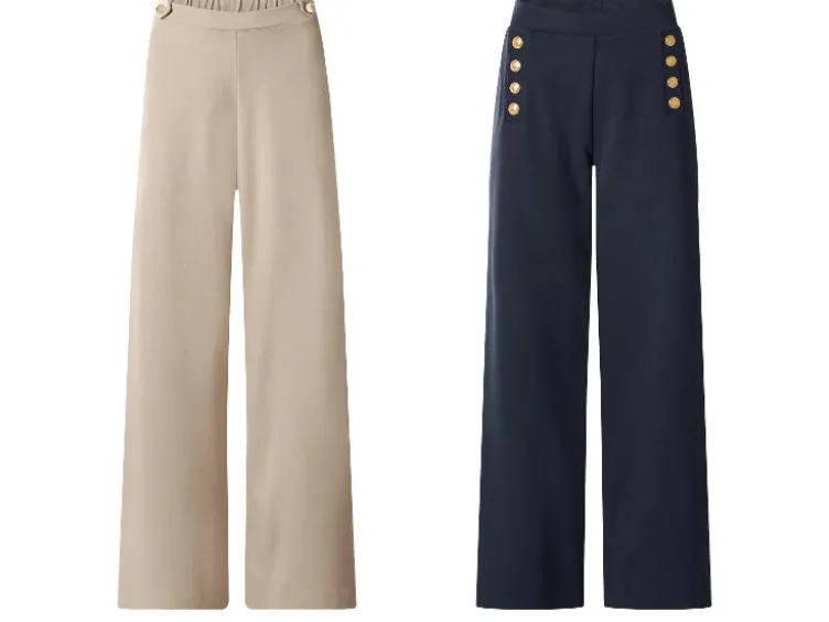 Damen Wide-Leg-Hose