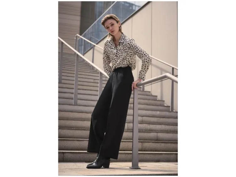 Damen Wide-Leg-Hose