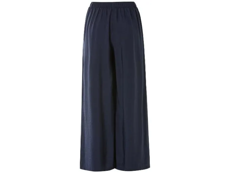 Damen Wide-Leg-Hose, aus eleganter Twill-Qualität