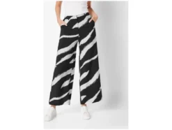 Damen Wide-Leg-Hose, aus eleganter Twill-Qualität