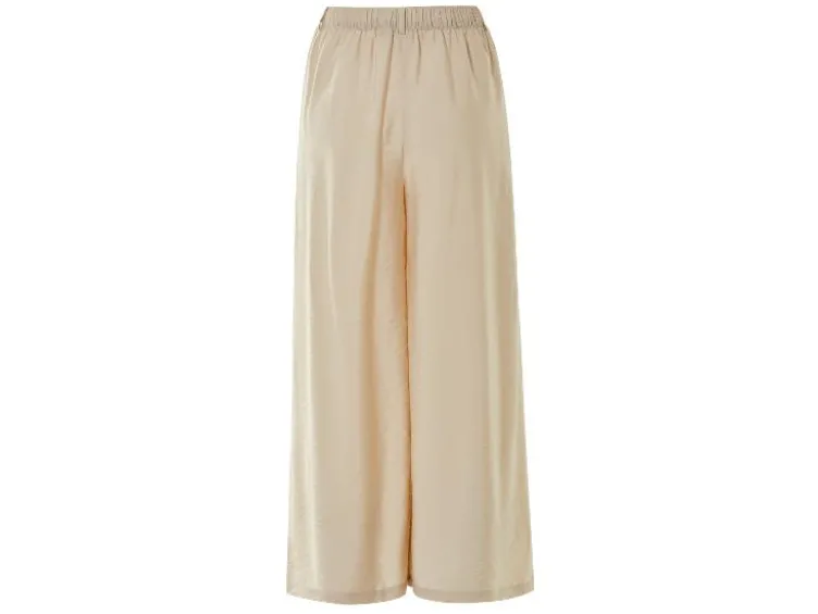 Damen Wide-Leg-Hose, aus eleganter Twill-Qualität