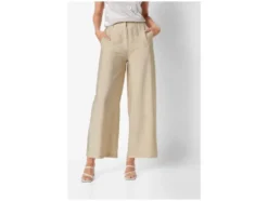 Damen Wide-Leg-Hose, aus eleganter Twill-Qualität