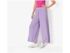 Damen Wide-Leg Hose, Knöchellänge