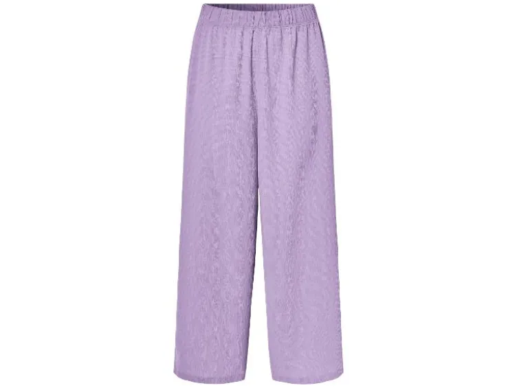 Damen Wide-Leg Hose, Knöchellänge