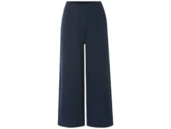 Damen Wide-Leg-Hose mit Crinkle-Effekt