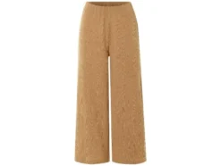 Damen Wide-Leg-Hose mit Crinkle-Effekt