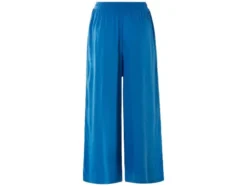Damen Wide-Leg Hose, mit Crinkle-Struktur