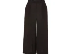 Damen Wide-Leg Hose, mit Gummizugbund