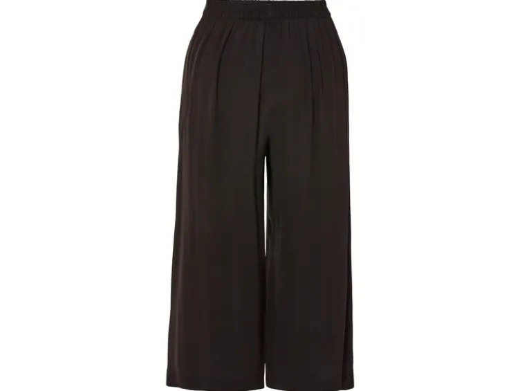 Damen Wide-Leg Hose, mit Gummizugbund