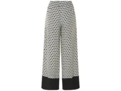 Damen Wide-Leg-Hose, normale Leibhöhe