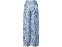 Damen Wide-Leg-Satin-Hose