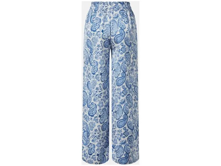Damen Wide-Leg-Satin-Hose
