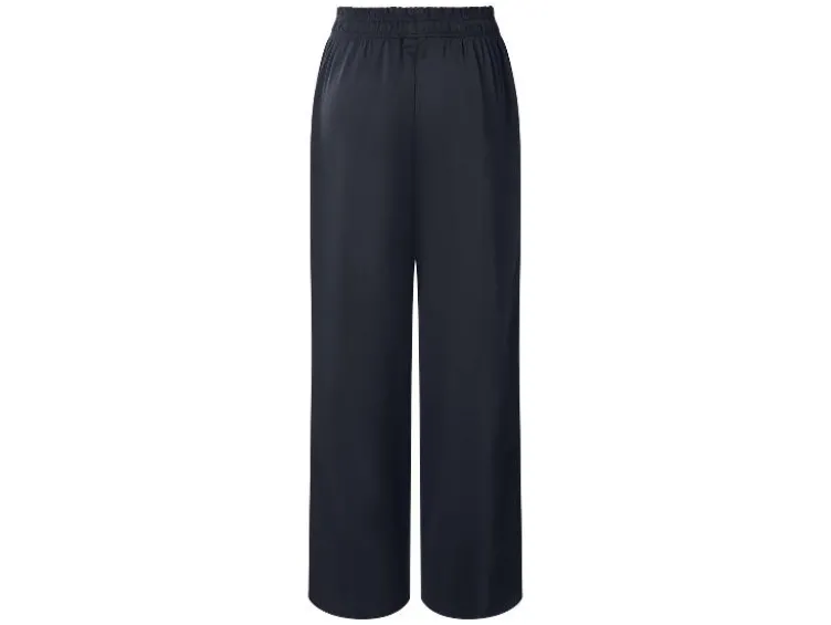 Damen Wide-Leg-Satin-Hose