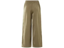 Damen Wide-Leg-Satinhose / Satinhose, mit seitlichen Eingrifftaschen
