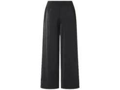 Damen Wide-Leg-Satinhose / Satinhose, mit seitlichen Eingrifftaschen