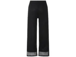 Damen Wide-Leg-Strickhose, blickdicht gefüttert