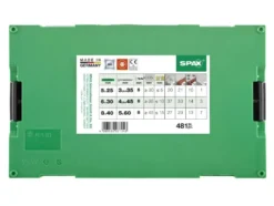 Dübel-Schrauben-Set »L-BOXX Mini«, 481-teilig mit 6 Abmessungen