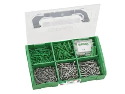 Dübel-Schrauben-Set »L-BOXX Mini«, 481-teilig mit 6 Abmessungen