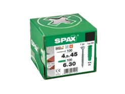 Dübel-Schrauben-Set »WIROX«, 200 Teile, Spreiz-Dübel Typ SD 6x30, Universalschrauben 4,5x45