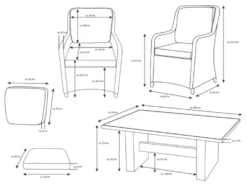 Dining-Set »Ria«, 5 und 7-teilig