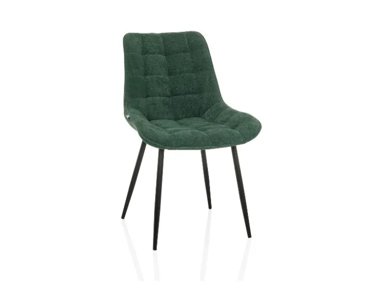 Dining Stuhl / Polsterstuhl ELARIS Stoff Petrol