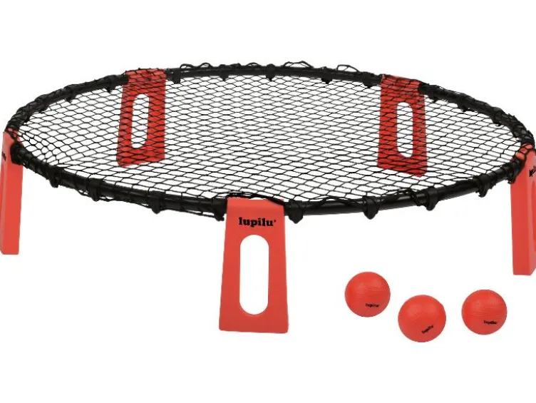 Disc-Golf-Set / Bean-Bag-Spielset / Schmetterball-Set / Street-Hockey-Set