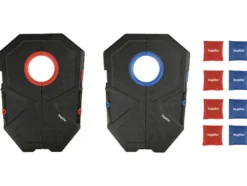 Disc-Golf-Set / Bean-Bag-Spielset / Schmetterball-Set / Street-Hockey-Set
