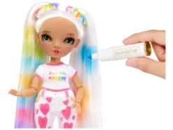 DIY Modepuppe und Spielset, mit 6 passenden Markern