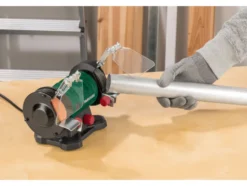 Doppelschleifer mit flexibler Welle »PDFW 120 B3«, mit 103-teiligem Zubehör-Set
