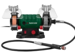 Doppelschleifer mit flexibler Welle »PDFW 120 B3«, mit 103-teiligem Zubehör-Set
