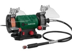 Doppelschleifer mit flexibler Welle »PDFW 120 B3«, mit 103-teiligem Zubehör-Set