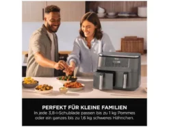 Doppelzonen-Heißluftfritteuse »DZ300EU«, 7,6 l
