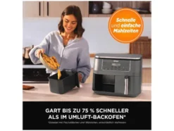 Doppelzonen-Heißluftfritteuse »DZ300EU«, 7,6 l