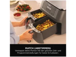 Doppelzonen-Heißluftfritteuse »DZ300EU«, 7,6 l
